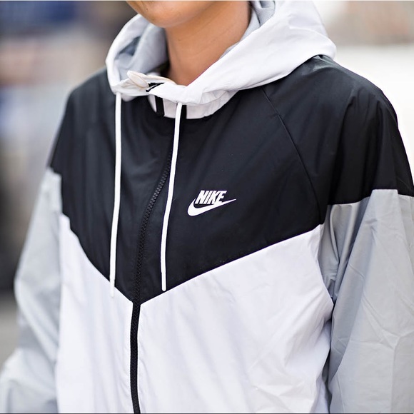 Nike Jackets & Blazers - Nike Black & White Windbreaker